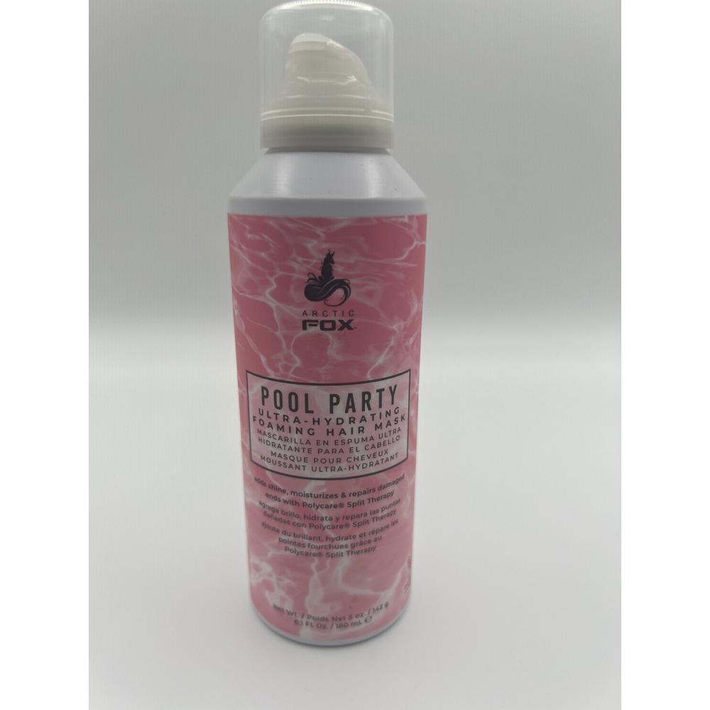 Arctic Fox Pool Party Ultra-Hydrating Foaming Hair Mask 5oz Repair Shine Mask
